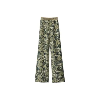 Burberry Graphic print Silk Trousers