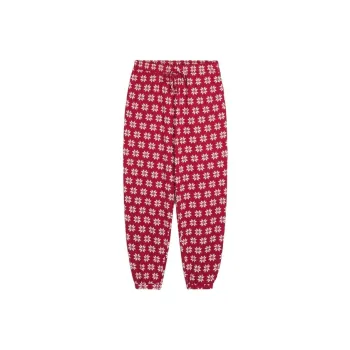 Hollister Casual Pants Women's Dark Red Print