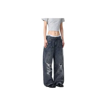 BENGEN Jeans Unisex Blue Gray