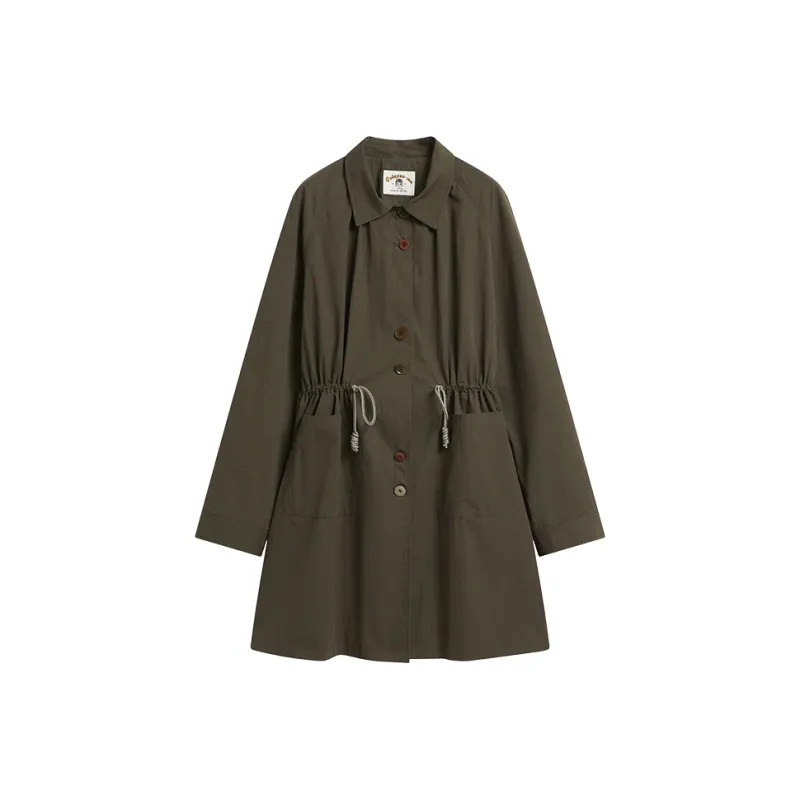 Octopus Me Trench Coats Women's-5