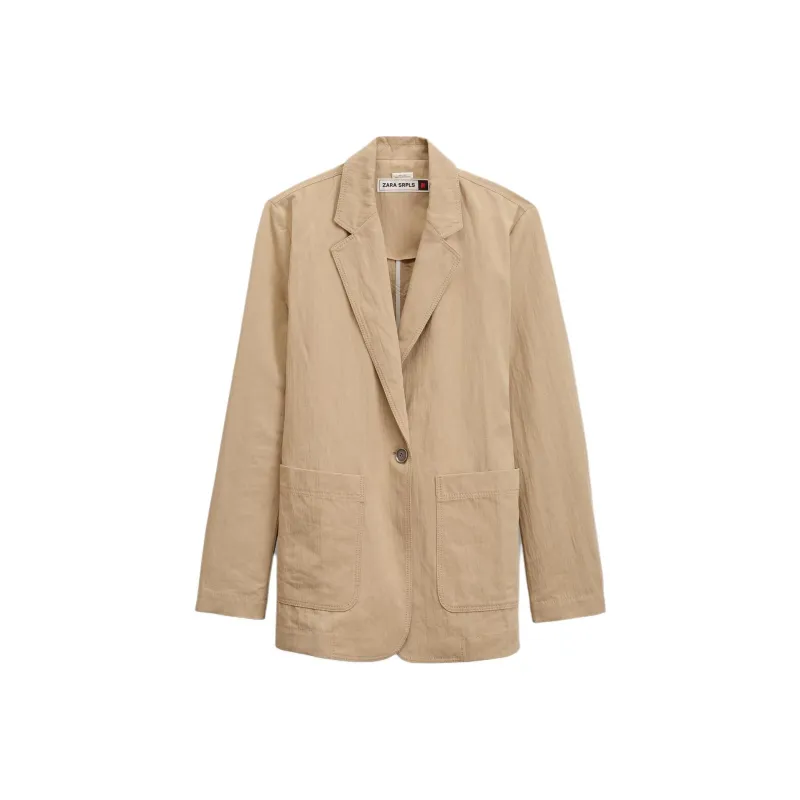 ZARA Business Suit Women's Beige-0