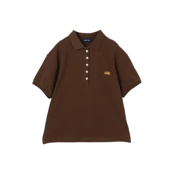 NAUTICA JAPAN Polo Shirt Women's Brown