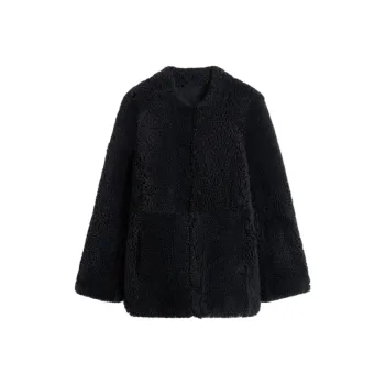 TOTEME Cinched Shearling Jacket