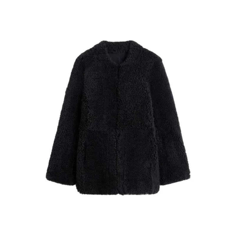 TOTEME Cinched Shearling Jacket-0