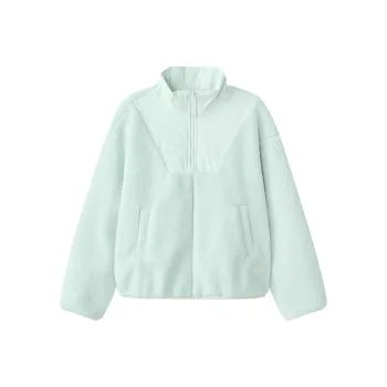 Skechers Mountain And Wild Outdoor Series Velvet feel Coat Women's Ice Green