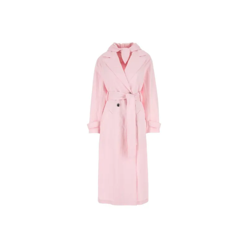 Givenchy Tied Waist Hooded Coat-0