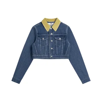CALLED BACK Denim Jacket Women's Blue