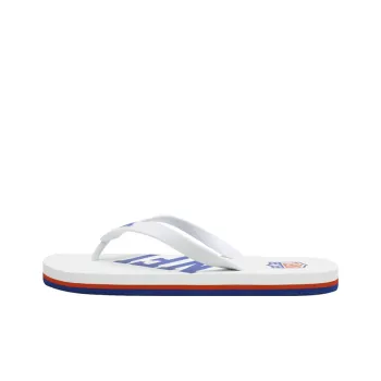 NFL Quiet Odor Resistant Abrasion Resistant Slip Resistant Flip Flops Men's White