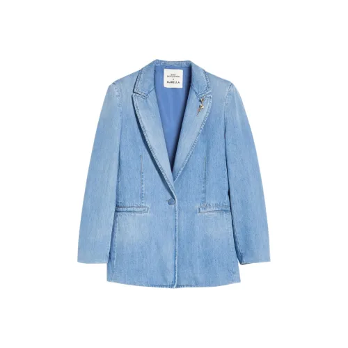 Marella X Emily Ratajkowski Denim Blazer