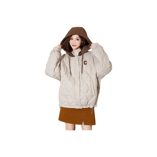 Tonlion Puffer Jacket Women's Walnut Khaki