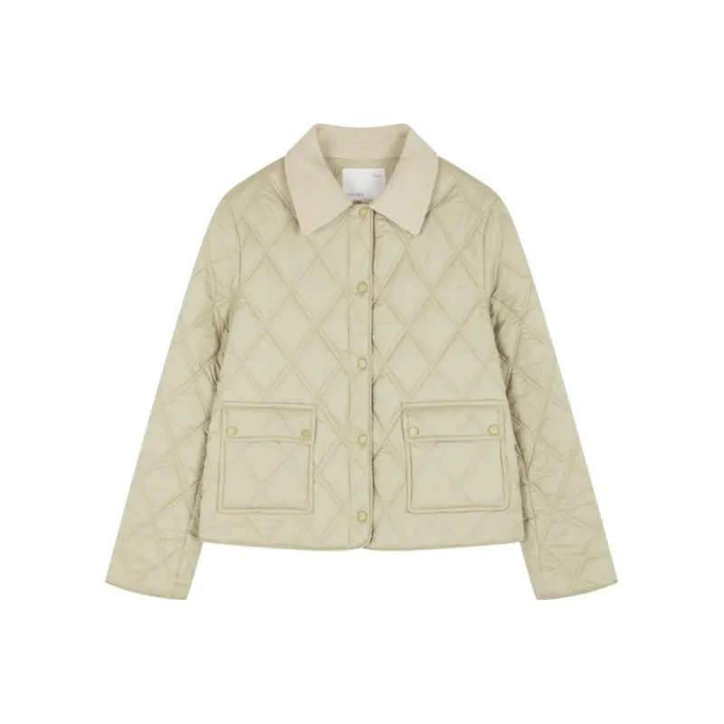 IHIMI Puffer Jacket Women's Raffia Yellow-0