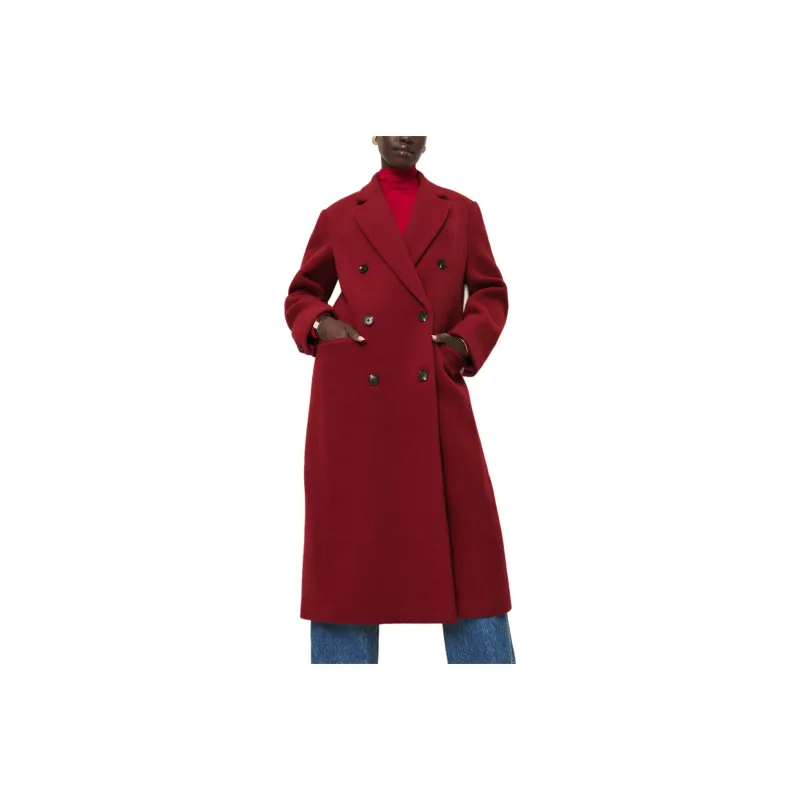REFORMATION Lucas Coat Coats Women's Lipstick Color-0