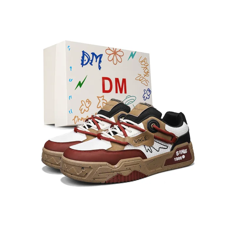 DM Low-Top Skateboard Shoes Men's-0