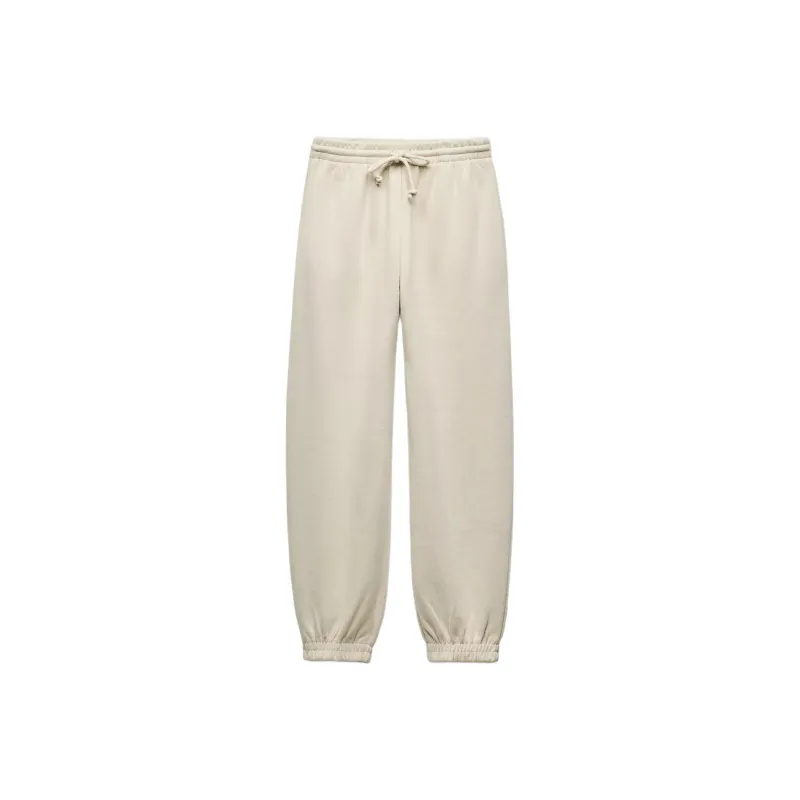 ZARA Casual Pants Women's Beige-0