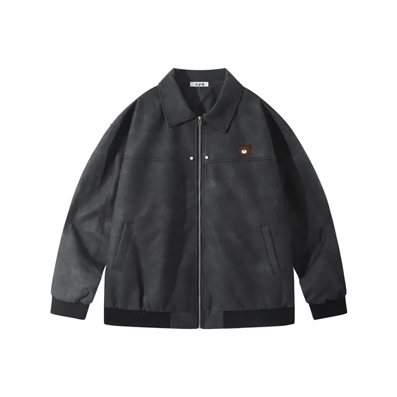 Ice Flying Leather Jacket Unisex-0