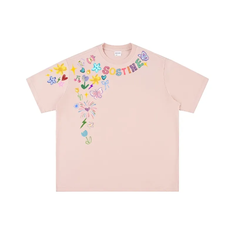 SOSTINE T Shirt Loose Fit Unisex-4