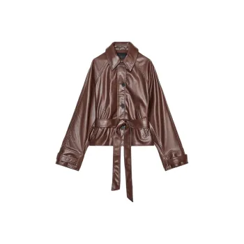 ZARA Trench Coats Women's Brown