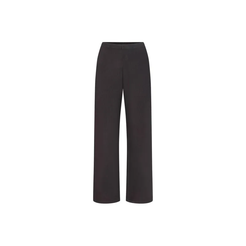 SKIMS WAFFLE STRAIGHT LEG PANT Casual Pants Women's ASH/Ash-0
