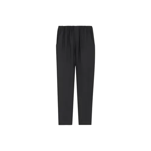SAINT LAURENT High Waist Straight Leg Pants