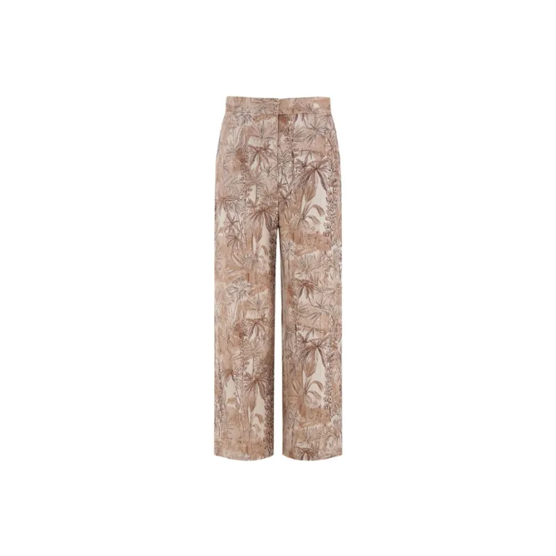 MaxMara Studio Casual Pants Women's Brown-0