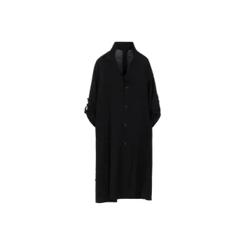 Yohji Yamamoto Femme SS25 Coat Women's Black
