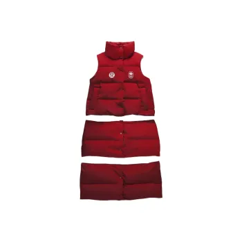 Lululemon Team Canada Collection Glyde Transformable Parka Vest Coats Women's Deep Sports Red