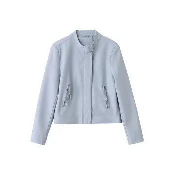 Yi Mengyuan Leather Jackets Coats Women's
