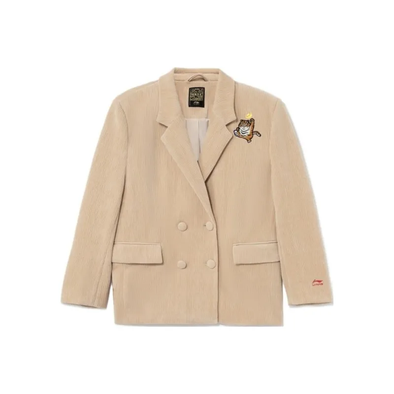 LiNing Trench Coat Women's Mist Apricot-0