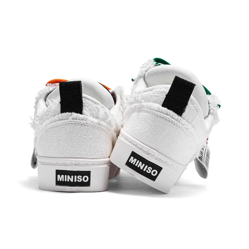 MINISO Skateboard Shoes Unisex Burgundy-26