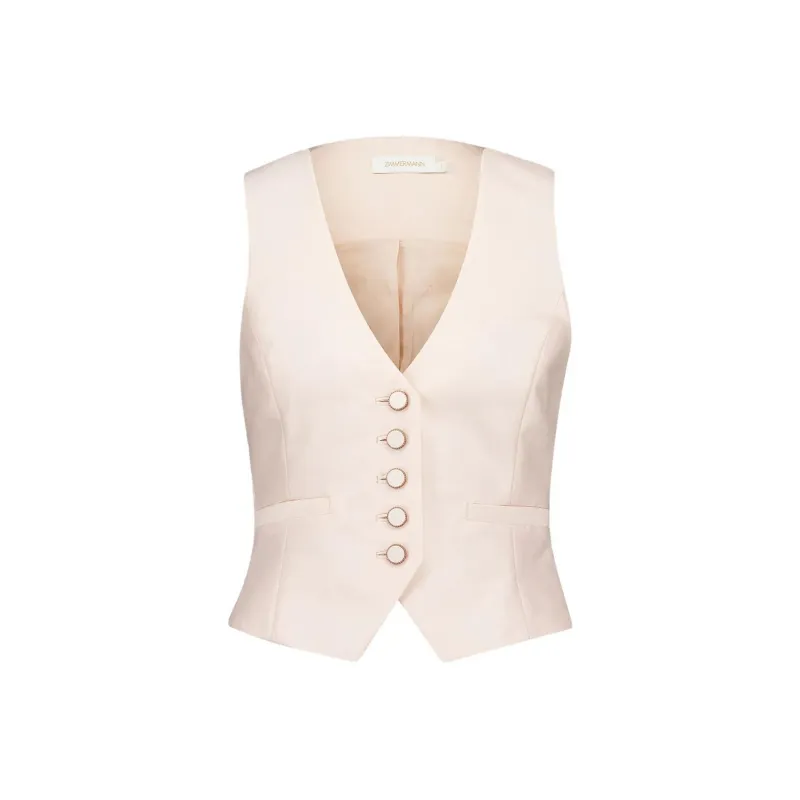 Zimmermann Macadamia Eden Tailored Vest-0