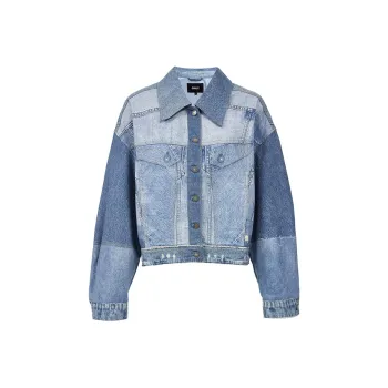 ONLY Denim Jacket Women's Vintage Blue