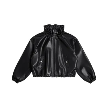 CALLED BACK Leather Jacket Women's Black