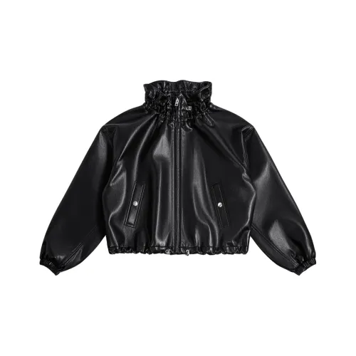 CALLED BACK Leather Jacket Women's Black