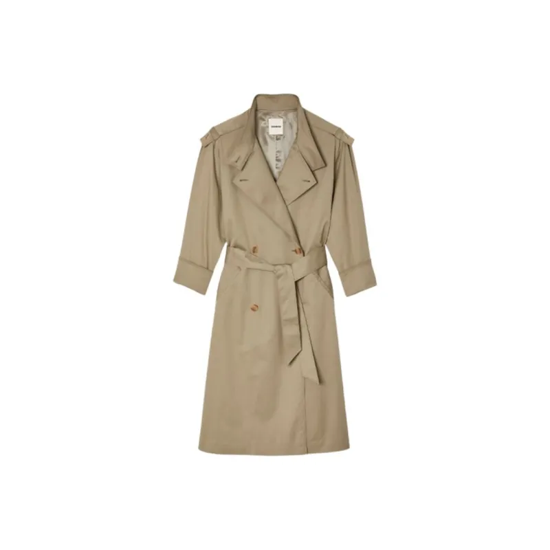 Sandro Belted Trench Coat-0