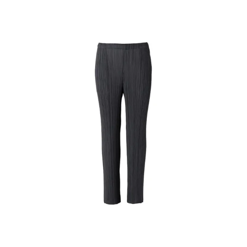 PLEATS PLEASE ISSEY MIYAKE FW24 Casual Pants Women's Black-0
