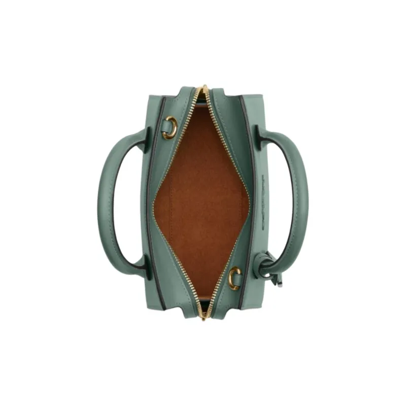 COACH Andrea Calfskin Shoulder Bag, Crossbody Bag, Handbag Women's Green-2