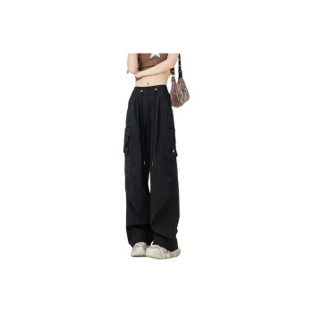 Menglaini Casual Pants Women's Black