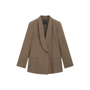 Massimo Dutti Business Suit Women's Brown Green