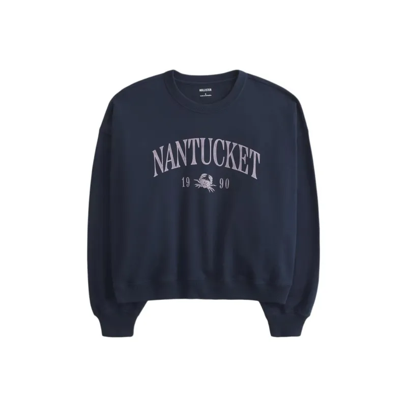 Hollister Sweatshirt Women's Marine Blue-0