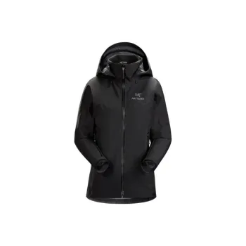 Arcteryx BETA AR Water-Resistant Windproof Breathable Wear-Resistant Windbreaker Jacket Women's Black