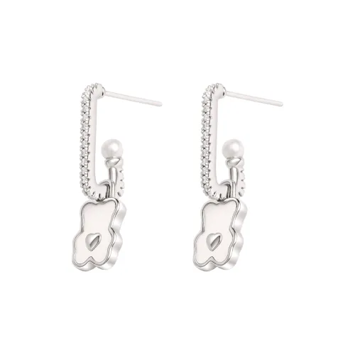 BLINK DAY Zircon Stud Earrings Women's