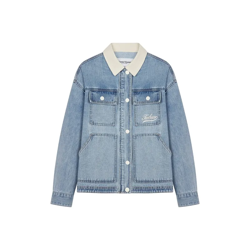 Teenie Weenie Denim Jacket Women's Light Blue-0