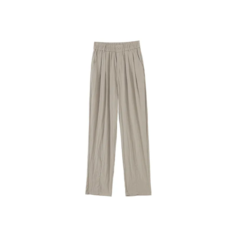 0571 Family Casual Pants Women's Khaki-0