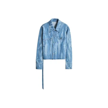 Rizhuo Denim Jacket Women's Secret Realm Blue
