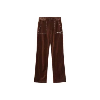 Ed Hardy Casual Pants Women's Iced Mocha Brown