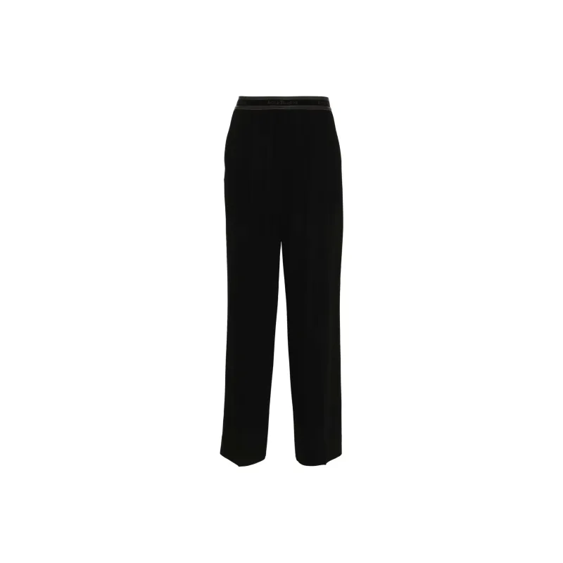 Acne Studios Logo Tape Trousers-0