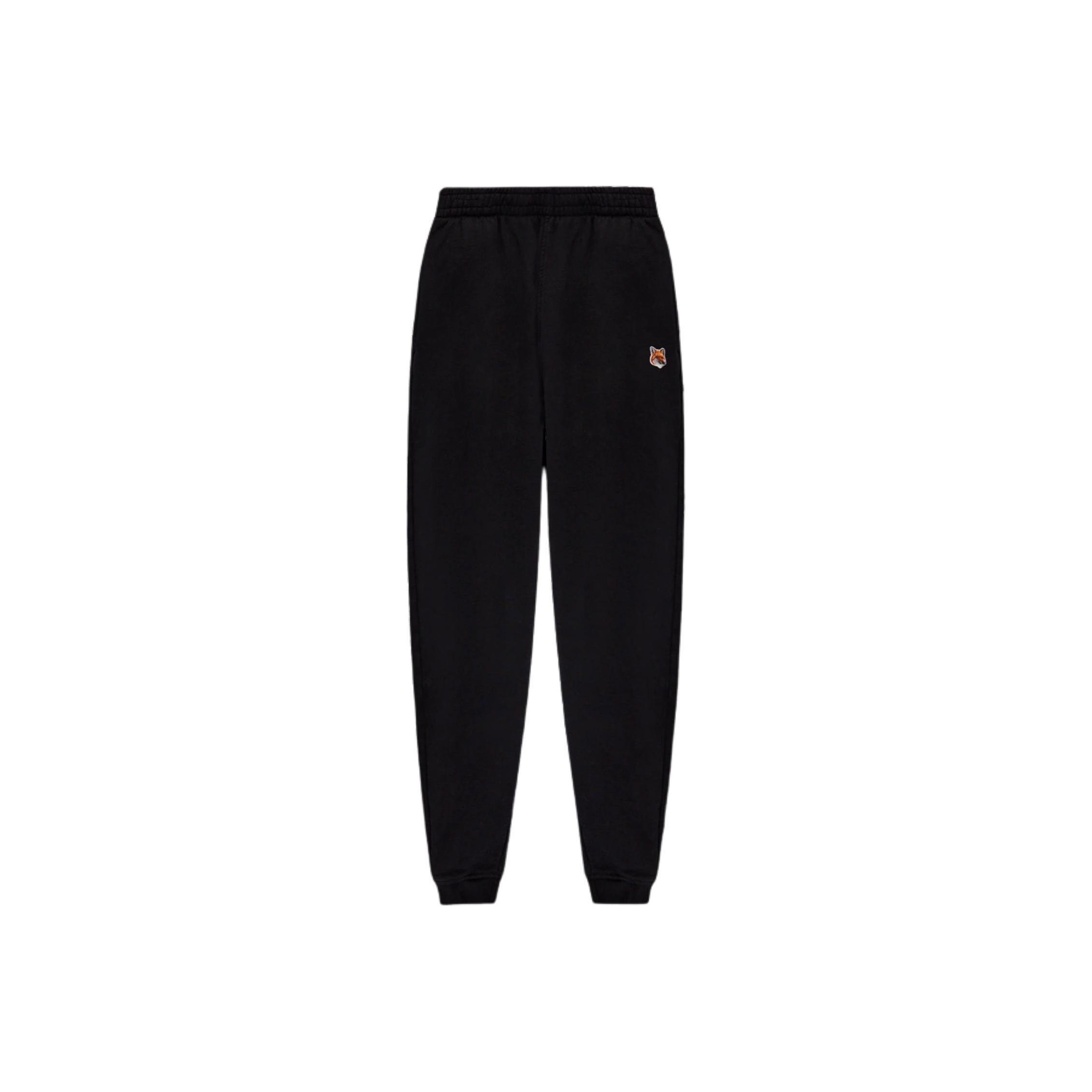 パンツ MAISON KITSUNE Woman Pants Black OW01129KM0325 P199 MAISON KITSUNE HANDWRITING COMFORT JOG PANTS | Maison Kitsuné