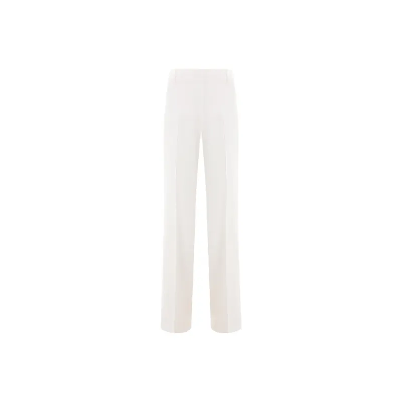 ERMANNO SCERVINO Wide Leg Crepe Trousers-0