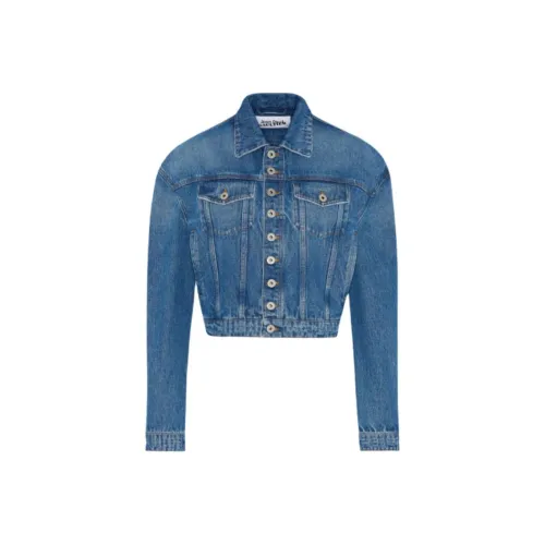 Jean Paul Gaultier Buttoned Denim Jacket 'Blue'