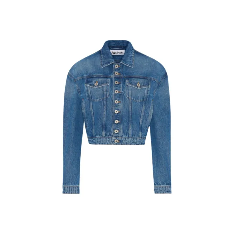 Jean Paul Gaultier Buttoned Denim Jacket 'Blue'-0